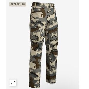 Kuiu Attack Pants Vias Camo Ultralight Hunting Polyester Mens Size 42